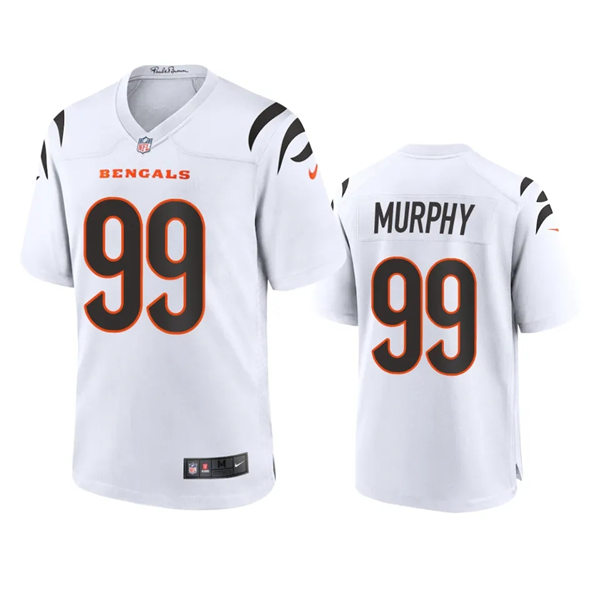 Men's Cincinnati Bengals #99 Myles Murphy Nike White Vapor Limited Player Jersey