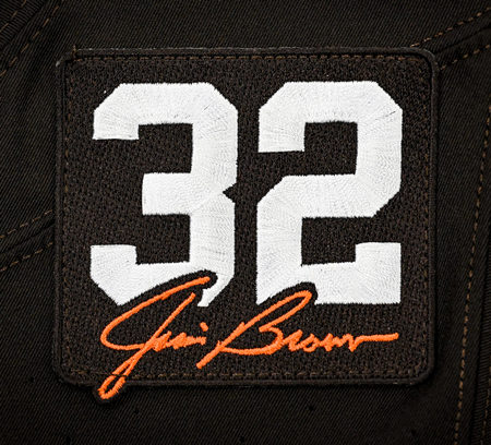 Cleveland Browns Jim Brown Memorial Patch