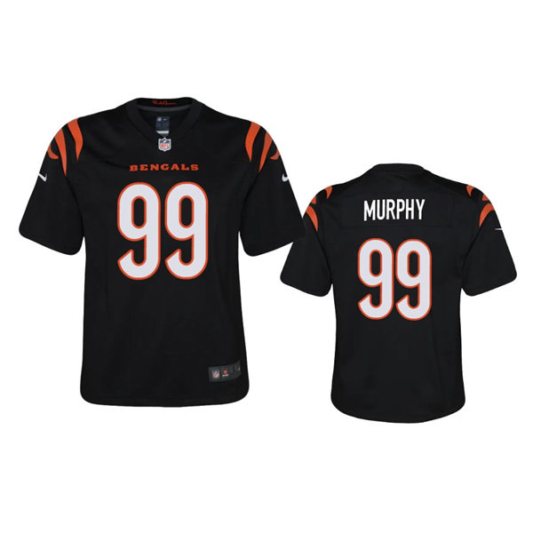 Youth Cincinnati Bengals #99 Myles Murphy Black Team Color Limited Jersey