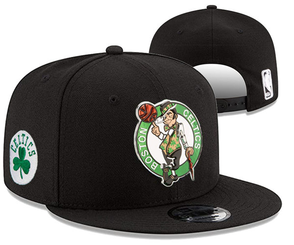 NBA Boston Celtics Embroidered Black Snapback Cap YD2310121 (4)