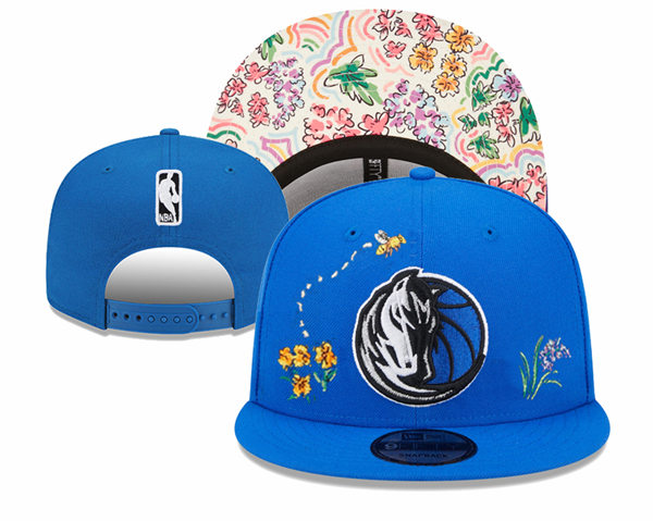 NBA Dallas Mavericks Embroidered Royal Snapback Cap YD2310121 (3)