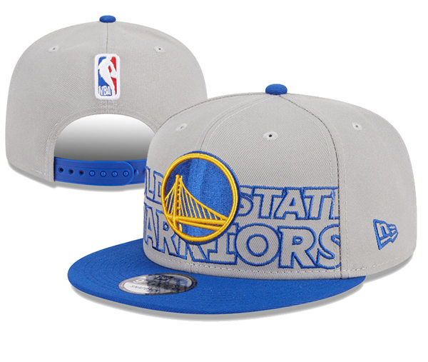 NBA Golden State Warriors Embroidered Gray Royal Snapback Cap YD2310121) (1)