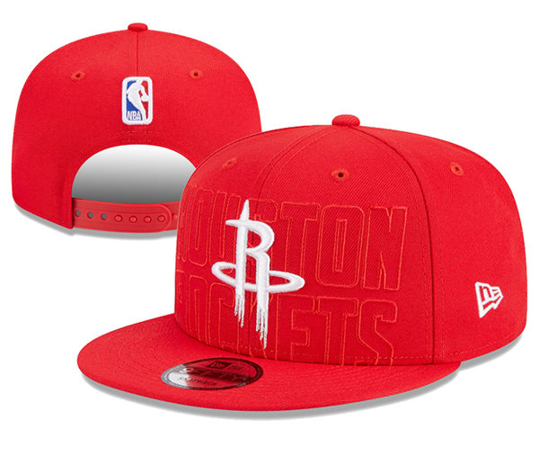 NBA Houston Rockets Embroidered Red Snapback Cap YD2310121
