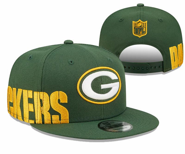 NFL Green Bay Packers Embroidered Green Snapback Cap YD2310121  (3)