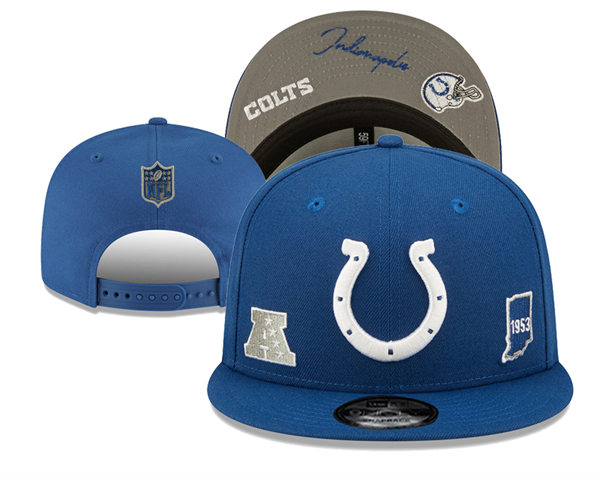 NFL Indianapolis Colts Embroidered Snapback Cap YD2310121  (4)