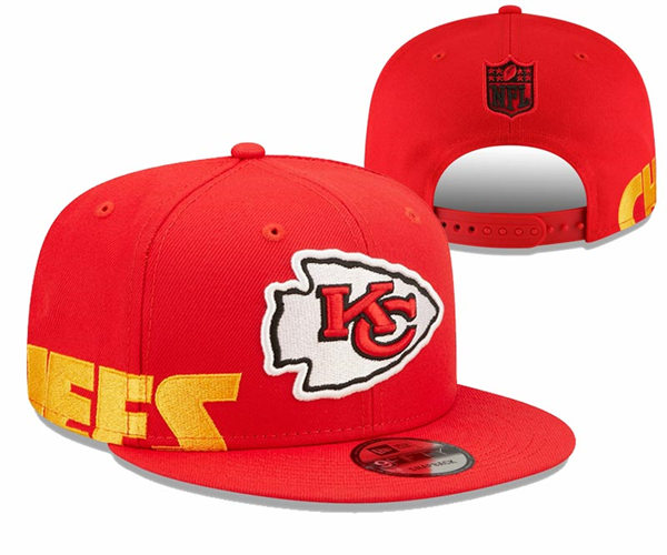NFL Kansas City Chiefs Embroidered Red Snapback Cap YD2310121  (2)