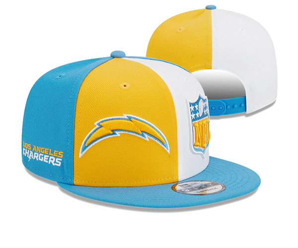 NFL Los Angeles Chargers Embroidered SplitSnapback Cap YD2310121  (2)