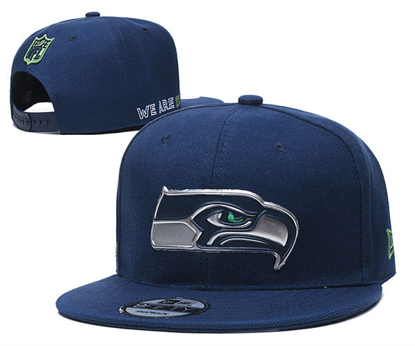 NFL Seattle Seahawks Embroidered Navy Snapback Cap YD2310121  (8)