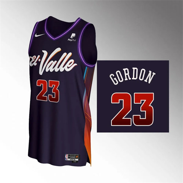 Mens Phoenix Suns #23 Eric Gordon 2023-24 El Valle City Edition Jersey