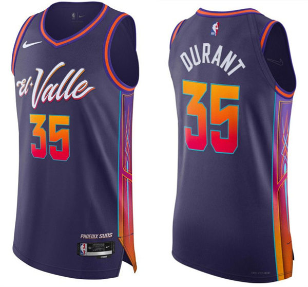 Mens Phoenix Suns #35 Kevin Durant 2023-24 El Valle City Edition Jersey