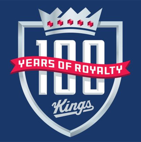 Sacramento Kings 100th Anniversary Commemorative Logo