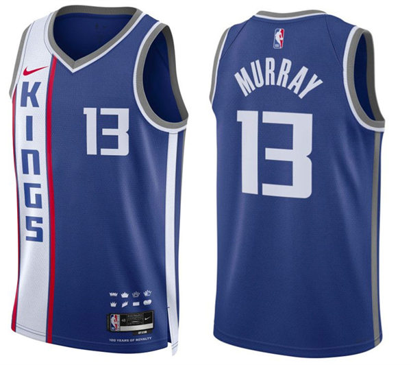 Mens Sacramento Kings #13 Keegan Murray Blue 2023-24 City Edition Jersey