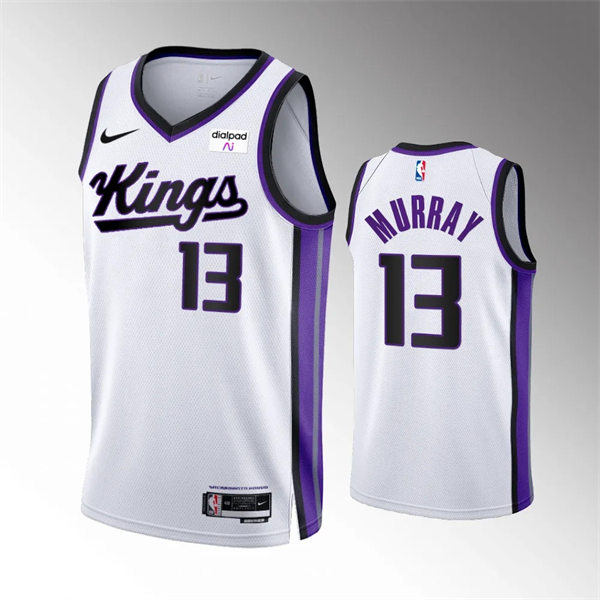 Mens Sacramento Kings #13 Keegan Murray 2023-24 White Association Edition Player Jersey