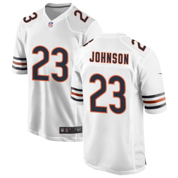 Mens Chicago Bears #23 Roschon Johnson Nike White Vapor F.U.S.E. Limited Jersey