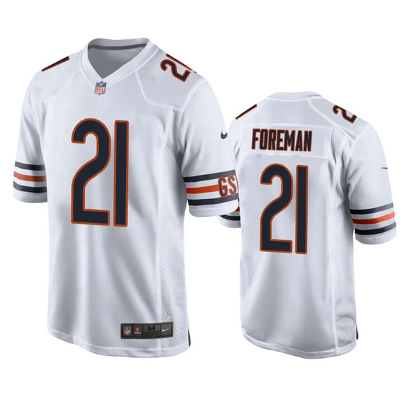 Mens Chicago Bears #21 D'Onta Foreman Nike White Vapor F.U.S.E. Limited Jersey