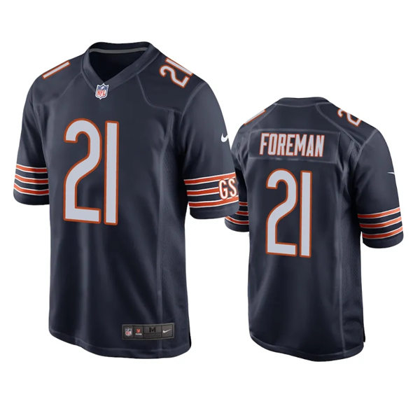 Mens Chicago Bears #21 D'Onta Foreman Nike Navy Vapor F.U.S.E. Limited Jersey