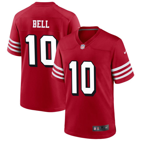 Mens San Francisco 49ers #10 Ronnie Bell Nike Scarlet Alternate 2023 F.U.S.E. Vapor Limited Jersey