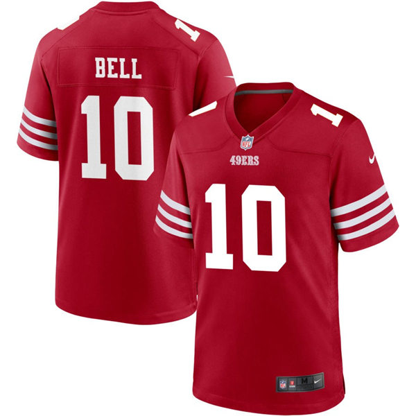 Mens San Francisco 49ers #10 Ronnie Bell Nike Scarlet 2023 F.U.S.E. Vapor Limited Jersey