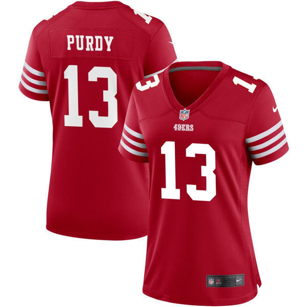 Womens San Francisco 49ers #13 Brock Purdy Nike Scarlet Limited Jersey