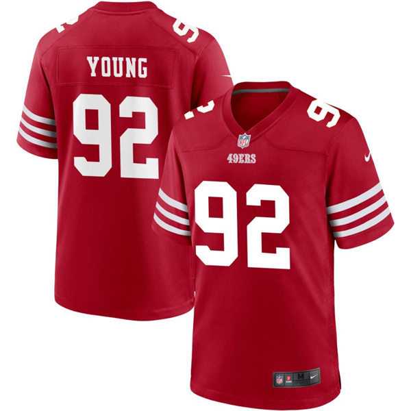 Youth San Francisco 49ers #92 Chase Young Nike Scarlet Limited Jersey
