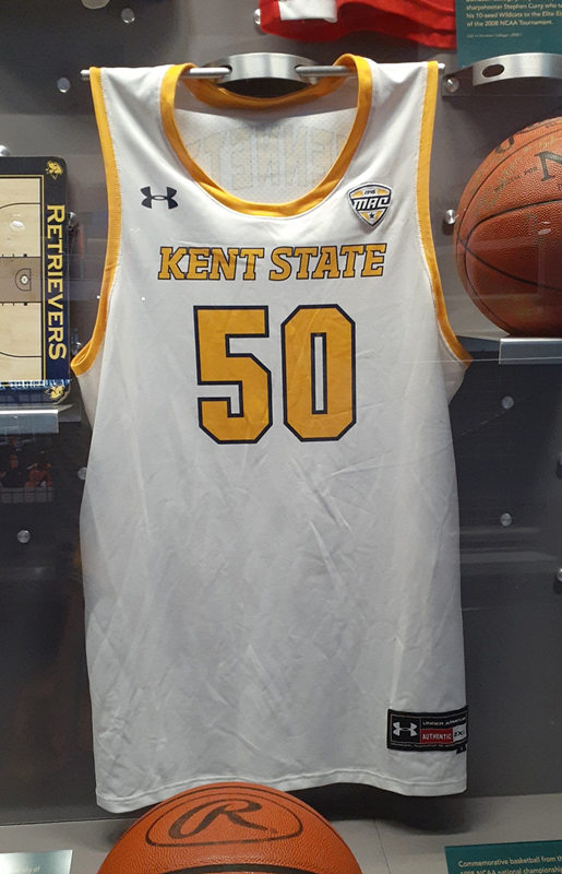 Mens Youth Kent State Golden Flashes Custom 2022 White Basketball Game Jersey