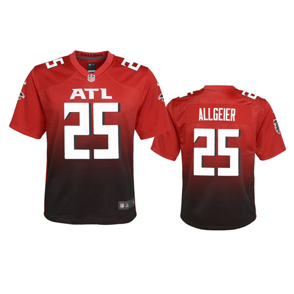 Youth Atlanta Falcons #25 Tyler Allgeier Red Alternate Limited Jersey