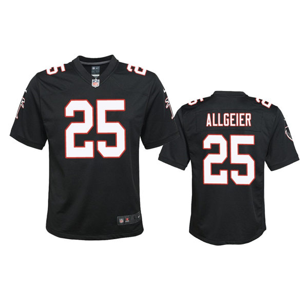 Youth Atlanta Falcons #25 Tyler Allgeier Black Throwback Limited Jersey