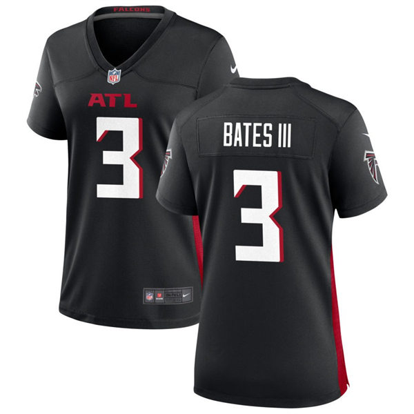 Women's Atlanta Falcons #3 Jessie Bates III Black Limited Jersey
