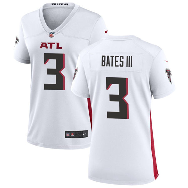 Women's Atlanta Falcons #3 Jessie Bates III White Limited Jersey