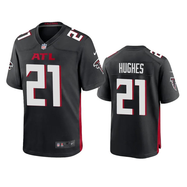 Men's Atlanta Falcons #21 Mike Hughes Nike Black Vapor Limited Jersey(1)