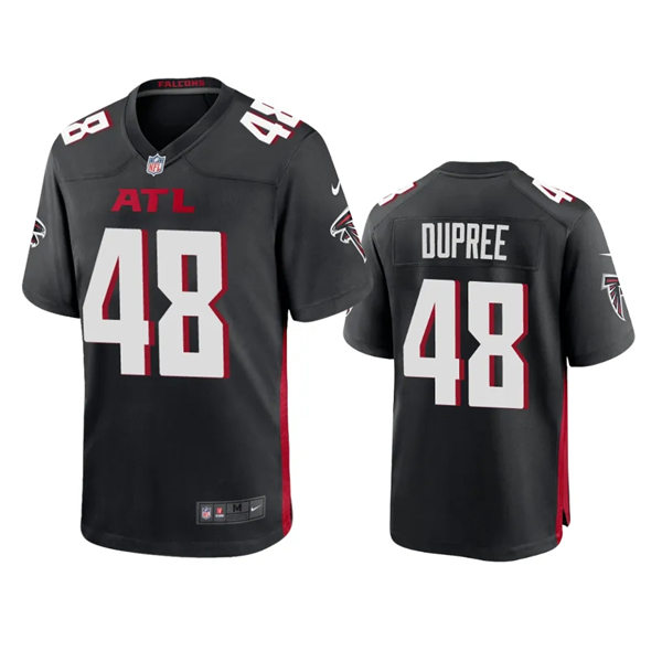 Men's Atlanta Falcons #48 Bud Dupree Nike Black Vapor Limited Jersey(1)