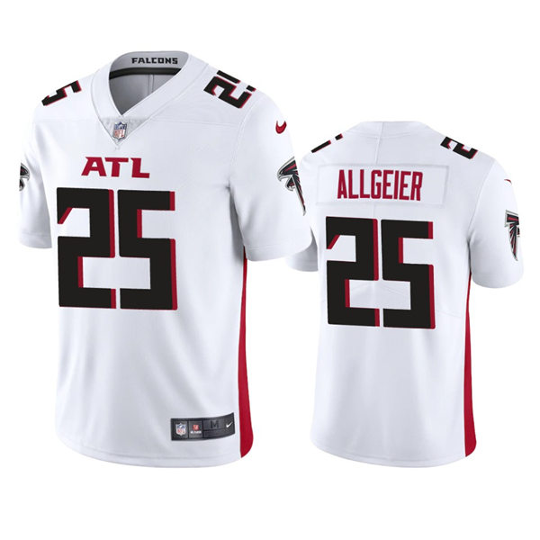 Men's Atlanta Falcons #25 Tyler Allgeier Nike White Vapor Limited Jersey