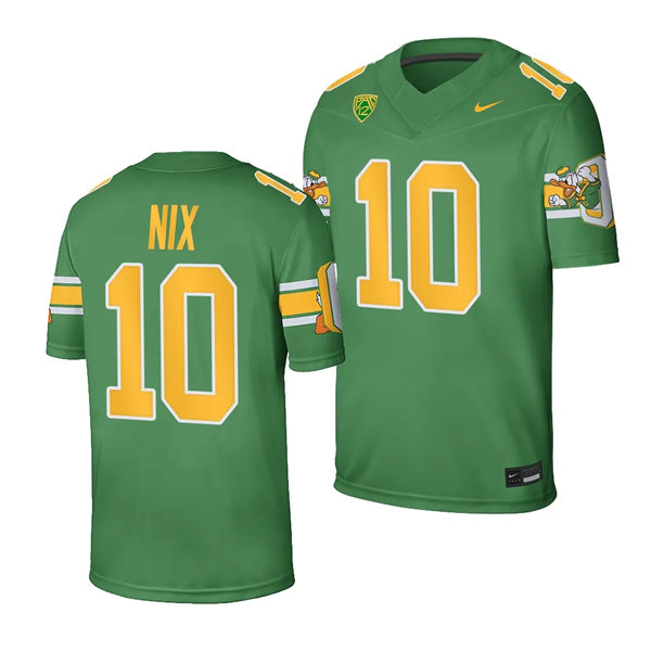 Mens Youth Oregon Ducks #10 Bo Nix 2023 F.U.S.E. The Pick 20th Anniversary Honor Throwback Honor Jersey