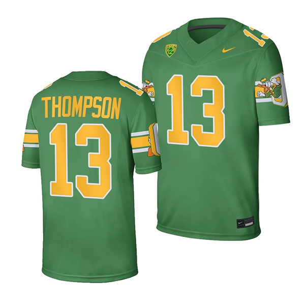 Mens Youth Oregon Ducks #13 Ty Thompson 2023 F.U.S.E. The Pick 20th Anniversary Honor Throwback Honor Jersey