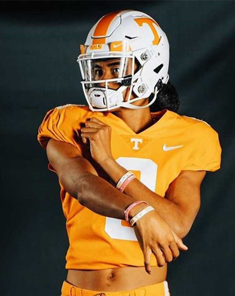 Youth Tennessee Volunteers #8 Nico Iamaleava Nike Orange College Football Game Jersey