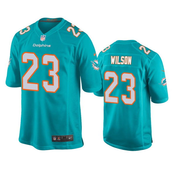 Youth Miami Dolphins #23 Jeff Wilson Nike Aqua Limited Jersey