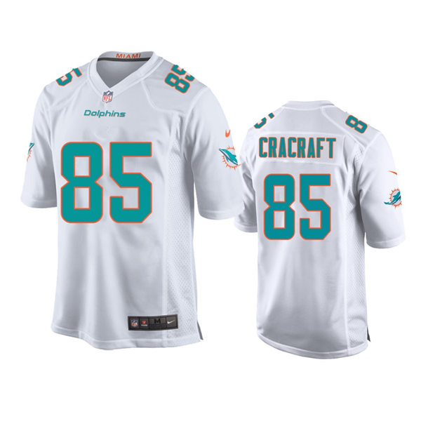 Youth Miami Dolphins #85 River Cracraft Nike White Limited Jersey