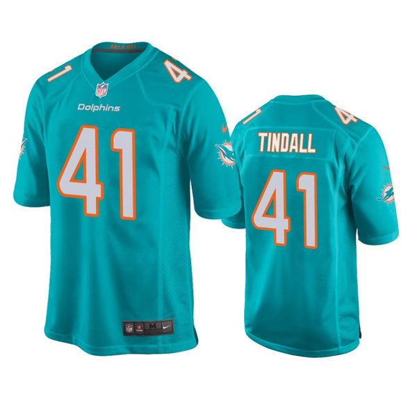 Mens Miami Dolphins #41 Channing Tindall Nike Aqua Vapor Limited Player Jersey