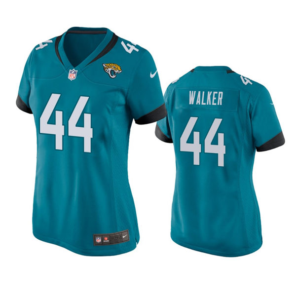 Womens Jacksonville Jaguars #44 Travon Walker Nike Teal Alternate Limited Jersey
