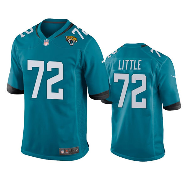 Youth Jacksonville Jaguars #72 Walker Little Nike Teal Alternate Limited Jersey