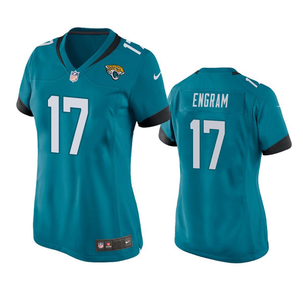 Womens Jacksonville Jaguars #17 Evan Engram Nike Teal Alternate Limited Jersey