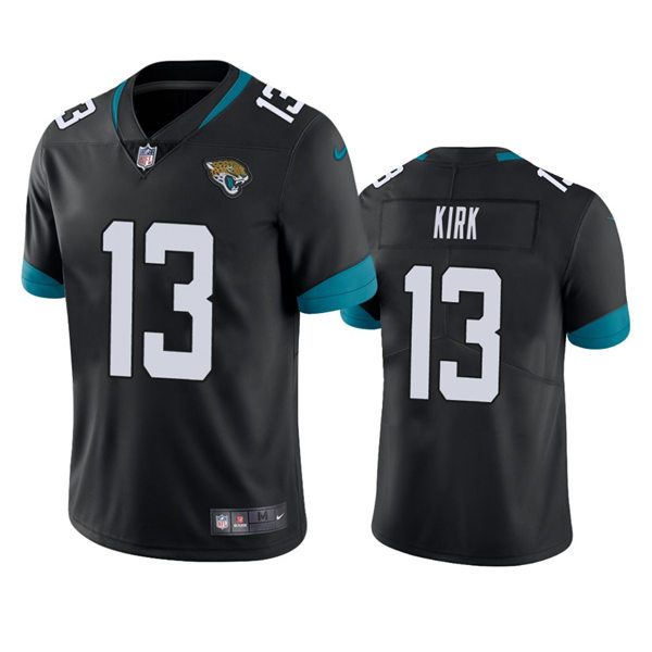 Mens Jacksonville Jaguars #13 Christian Kirk  Nike Black Vapor Untouchable Limited Jersey(1)