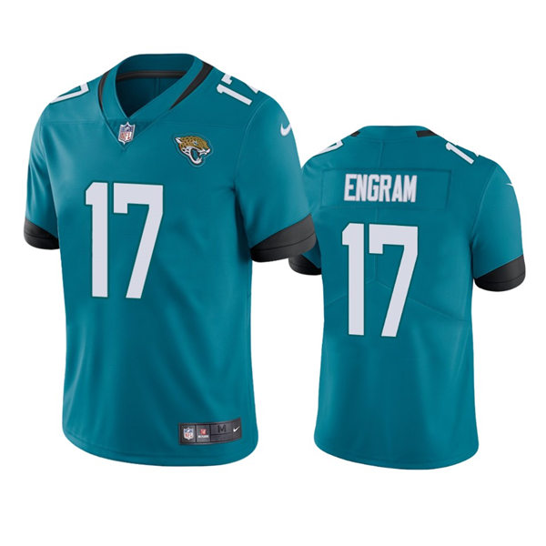 Mens Jacksonville Jaguars #17 Evan Engram  Nike Teal Alternate Vapor Untouchable Limited Jersey(3)