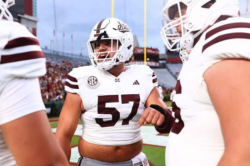 Mens Youth Mississippi State Bulldogs Custom 2023 White Adidas College Football Game Jersey