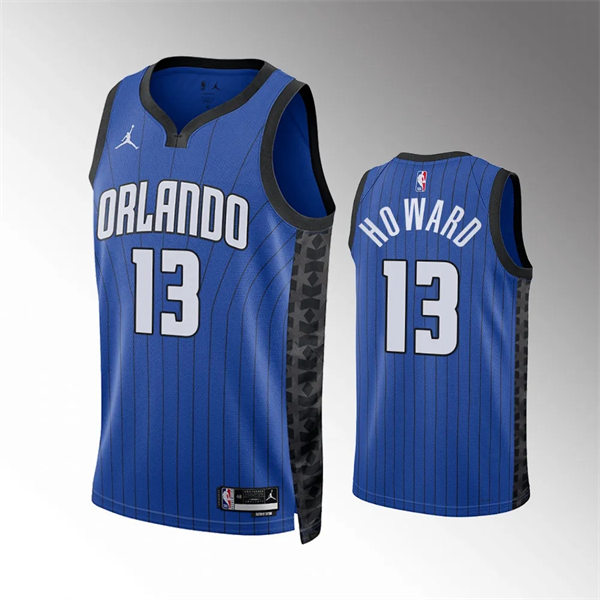 Men's Orlando Magic #13 Jett Howard Blue Statement Edition Player Jersey