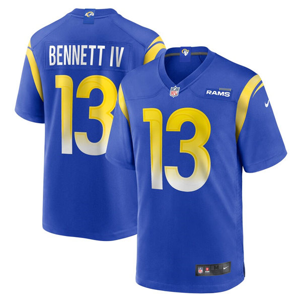 Mens Los Angeles Rams #13 Stetson Bennett IV Nike Royal Vapor Untouchable Limited Jersey