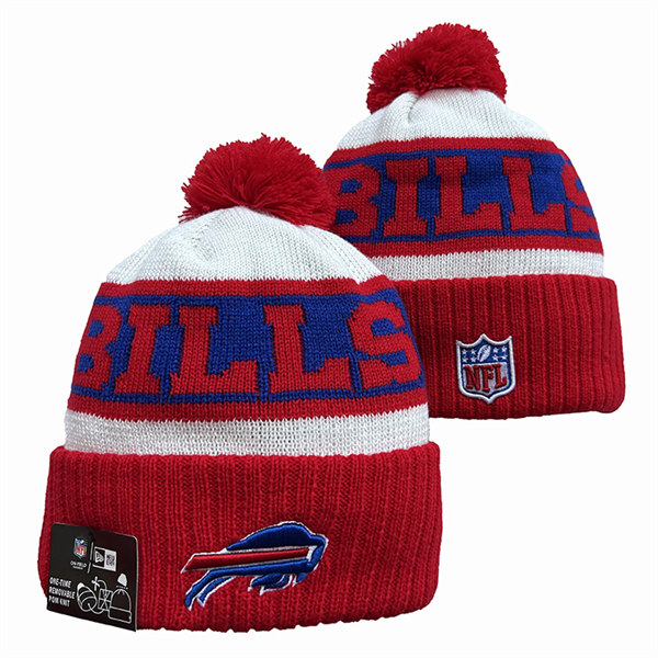 Buffalo Bills Cuffed Pom Knit Hat YD2311070 (5)