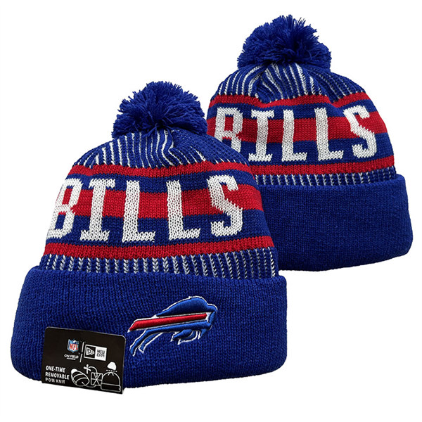 Buffalo Bills Cuffed Pom Knit Hat YD2311070 (1)