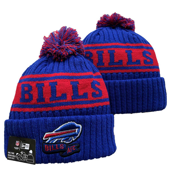 Buffalo Bills Cuffed Pom Knit Hat YD2311070 (3)