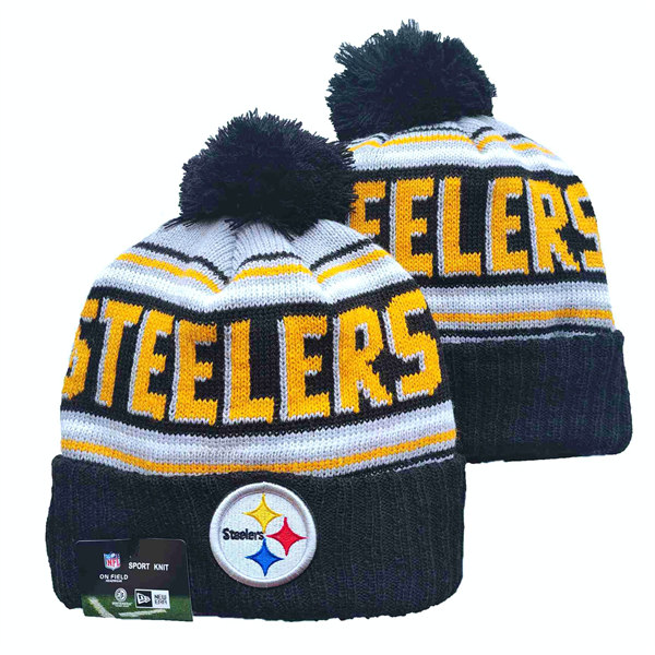 Pittsburgh Steelers Cuffed Pom Knit Hat YD2311070 (6)